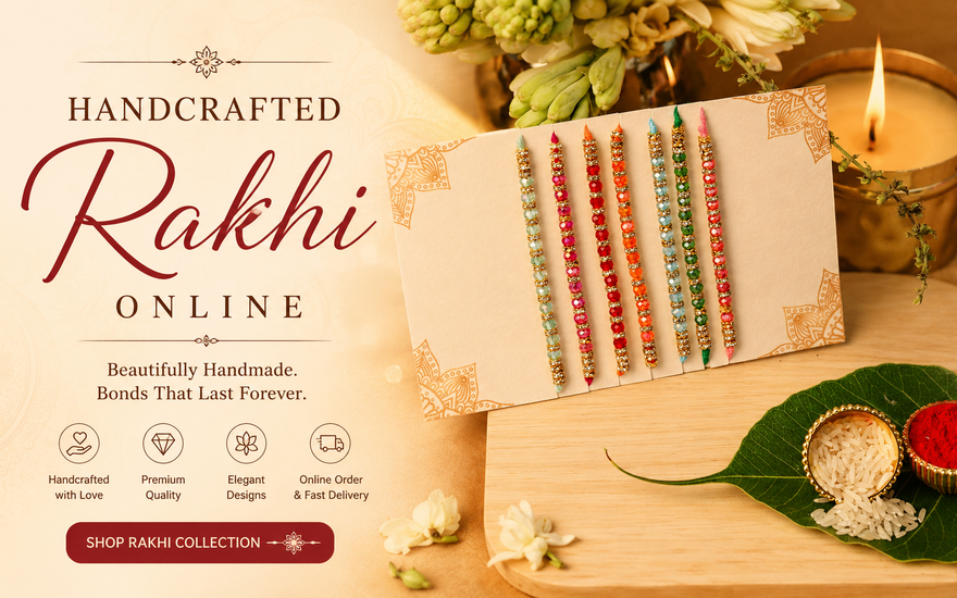 Handcrafted Rakhi Online: Why Handmade Rakhis Are Trending in 2026?