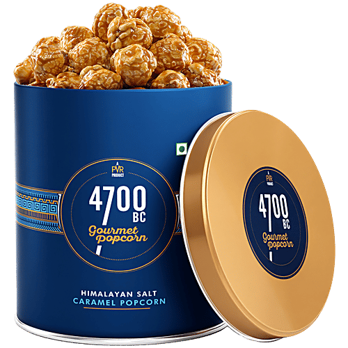 4700BC Himalayan Salt Caramel Gourmet Popcorn Tin 125 g