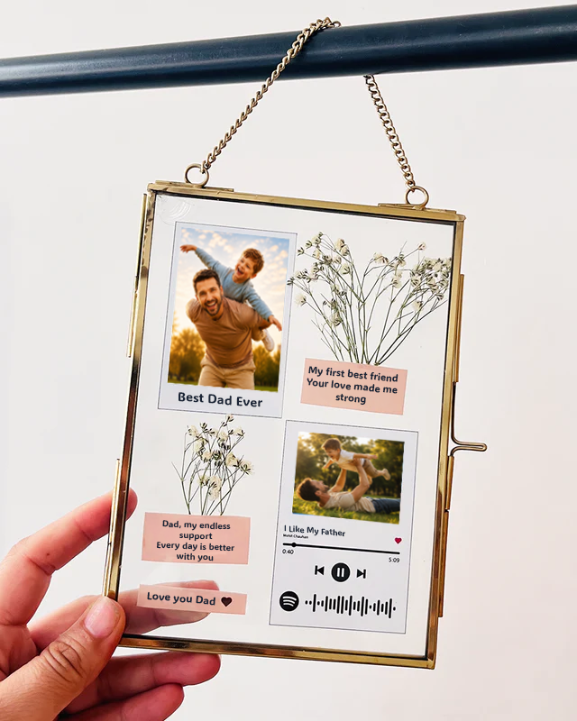 Personalised Glass Photo Frame