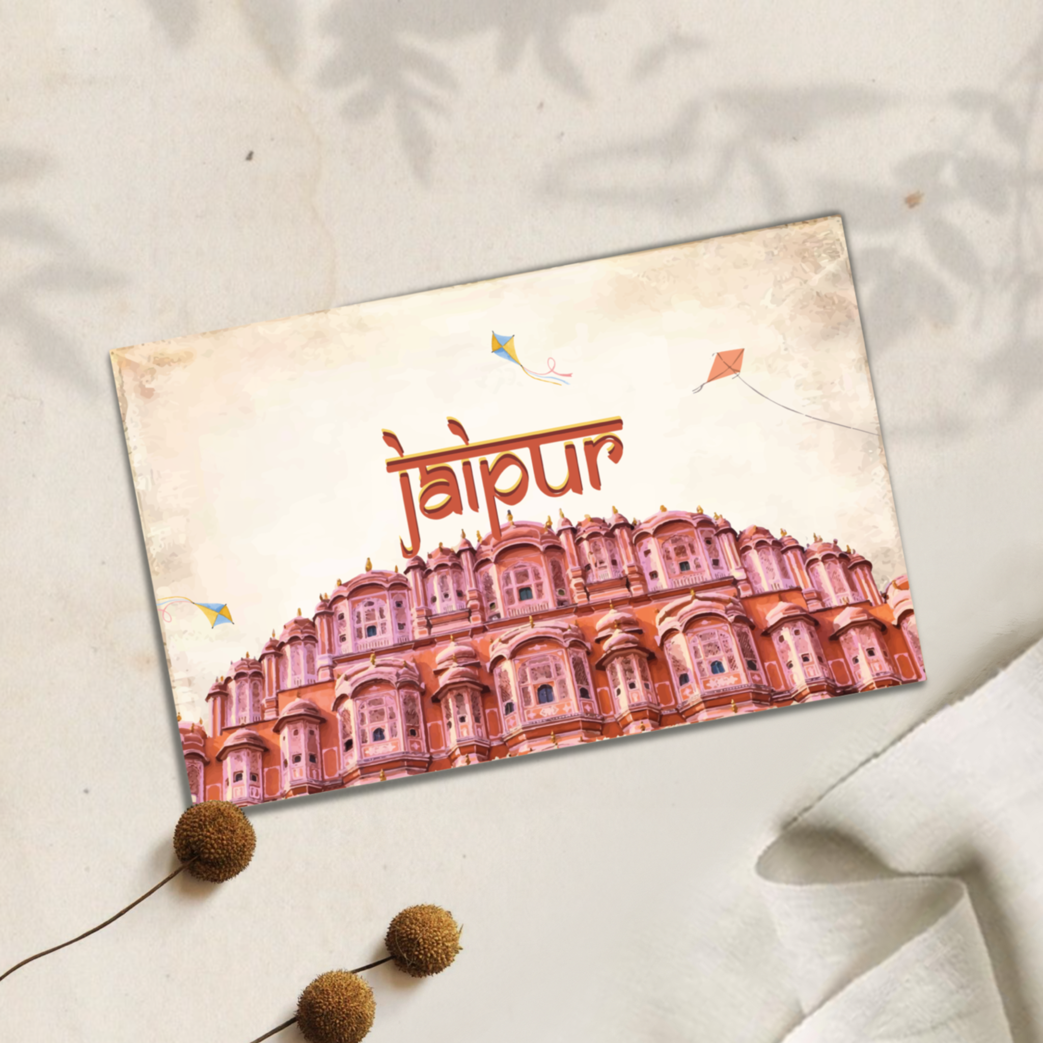 Gulabi Nagari Postcard