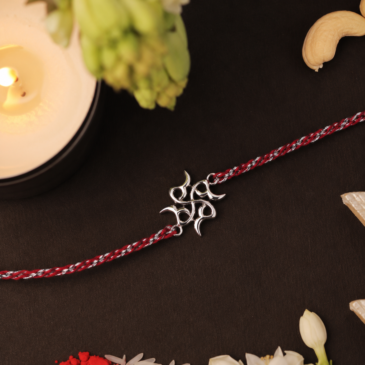 Pure Silver Sathiya Rakhi