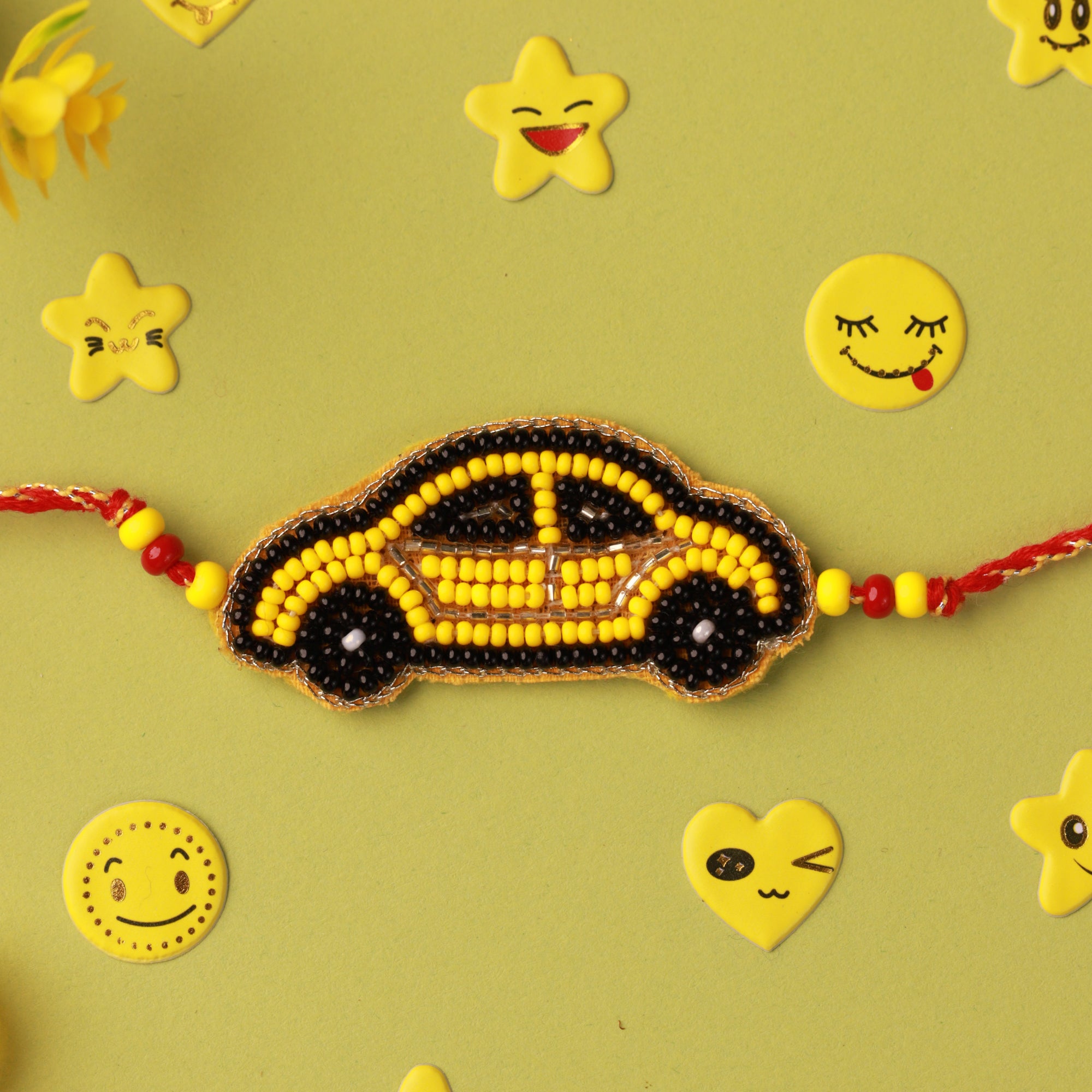 Kids Car Beaded Rakhi