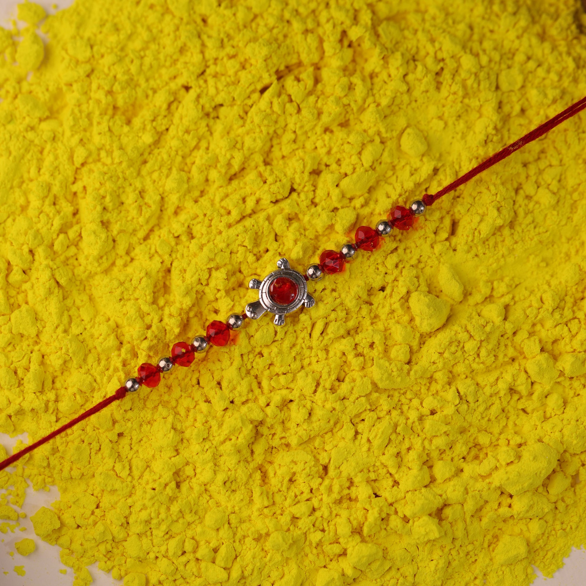 Tortoise Beads Rakhi