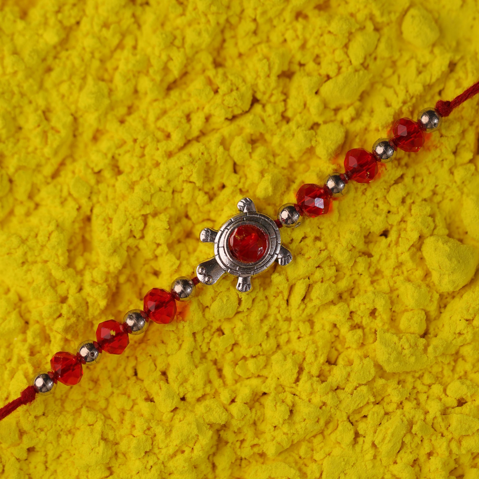 Tortoise Beads Rakhi