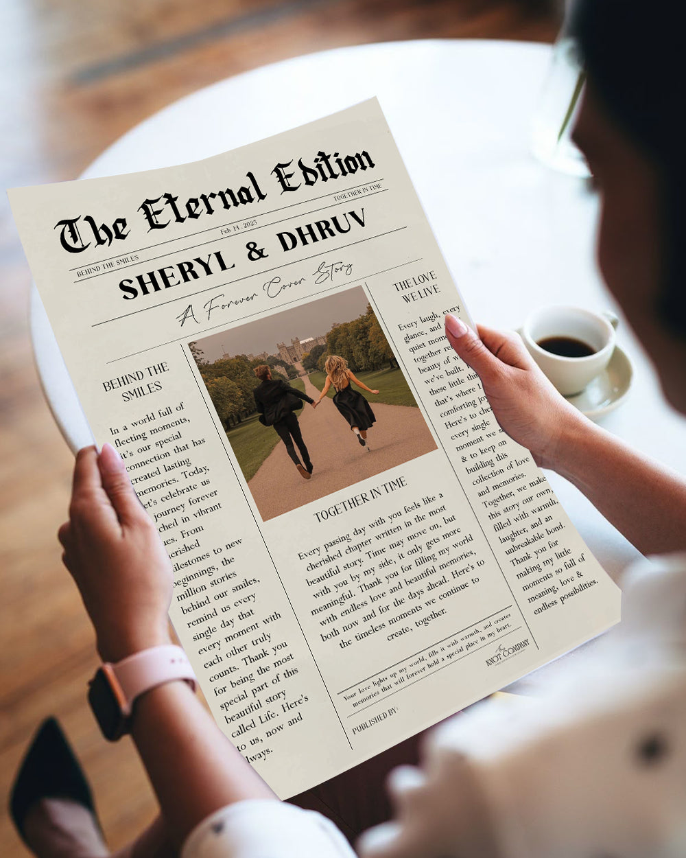 Personalized Couple Newspaper – The Knot Company