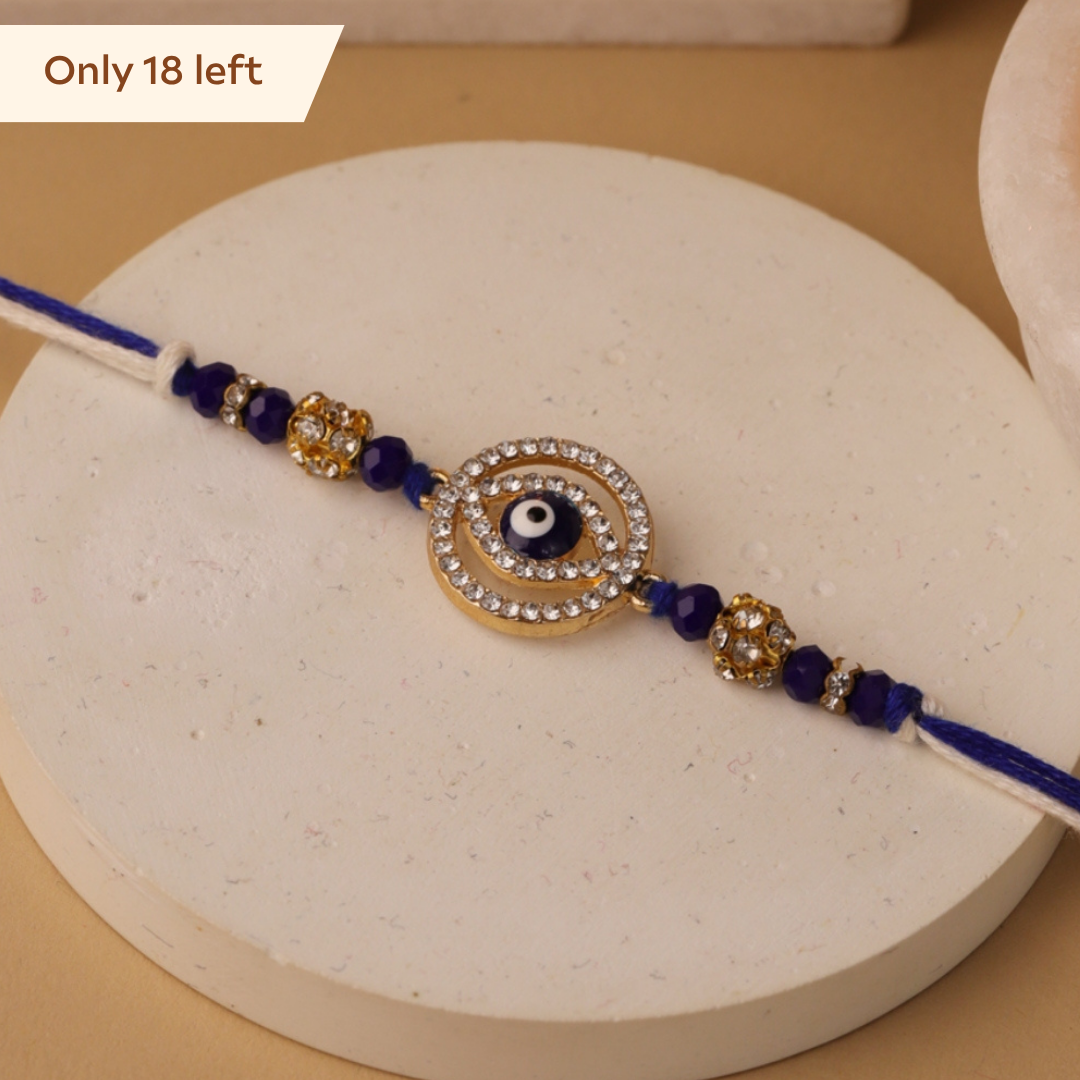 Blue Evil Eye Rakhi