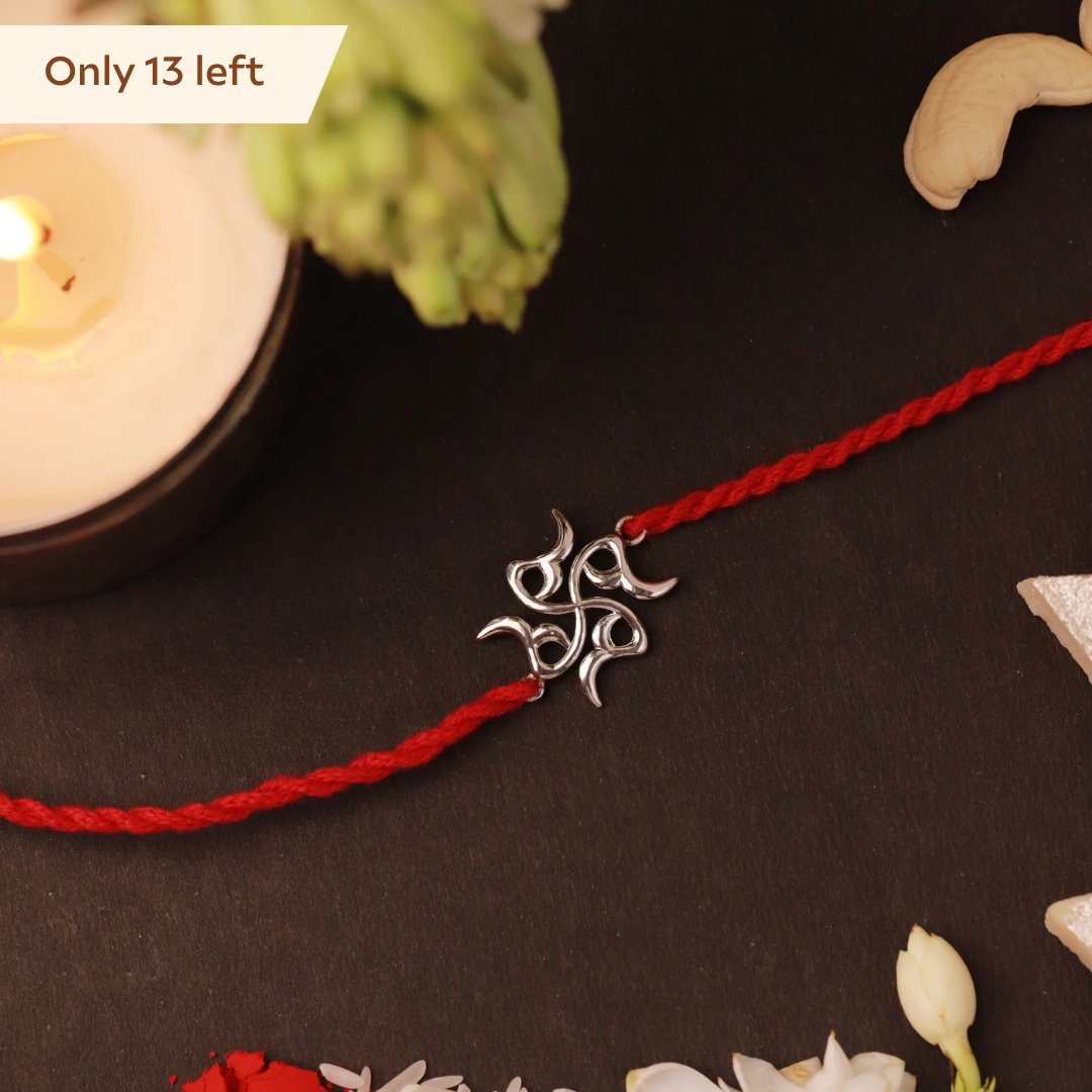 Pure Silver Sathiya Rakhi